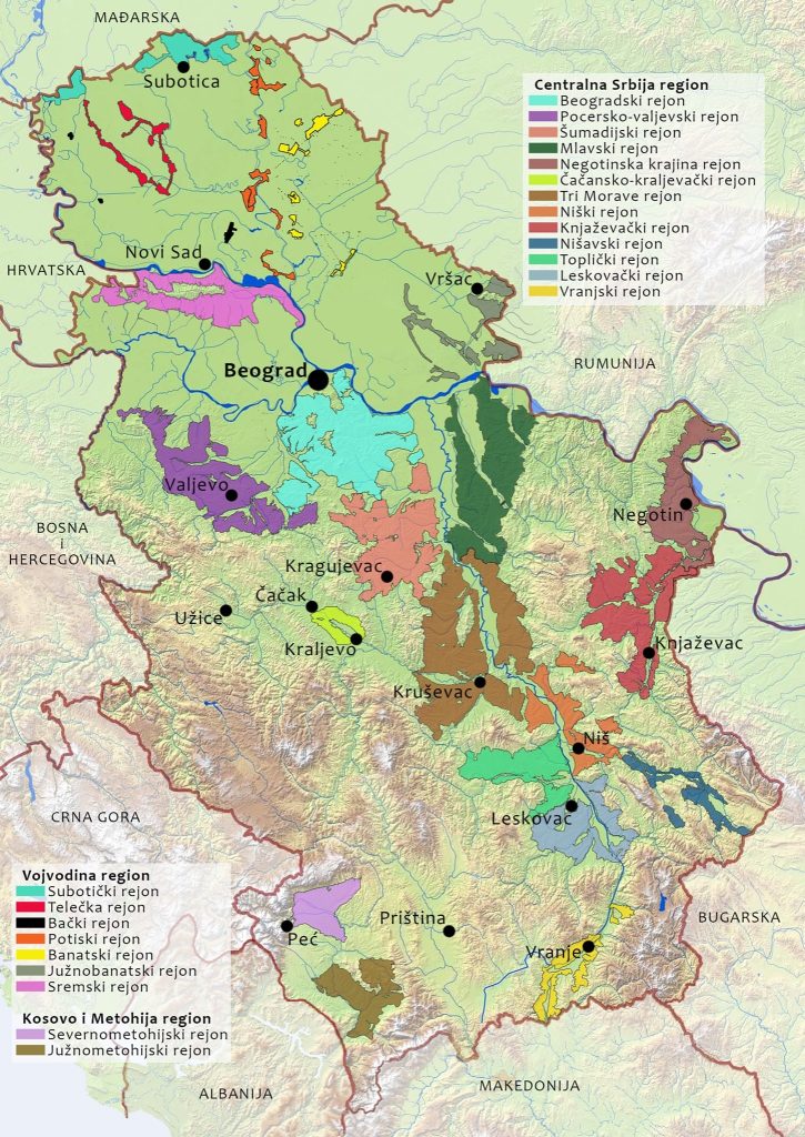 Serbian wine regions - Sersa